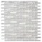 Andova Tiles Loic 0.375" x 1.625" Glass Brick Joint Mosaic Tile ANDLOI447 - alternate 2